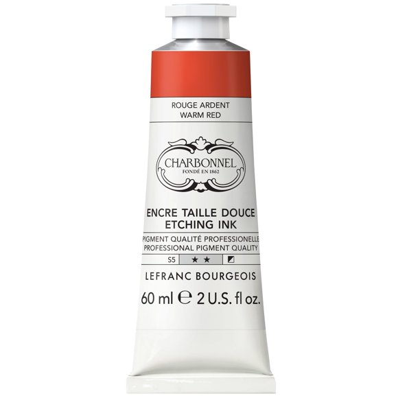 Tinta para Grabado Lefranc Bourgeois 60 ml Rojo Cálido