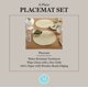 thumbnail image 5 of Juego de 6 manteles individuales Martha Stewart Lindos 38 cm Beige, 5 of 8
