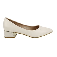 Zapato New Walk Formales Crema