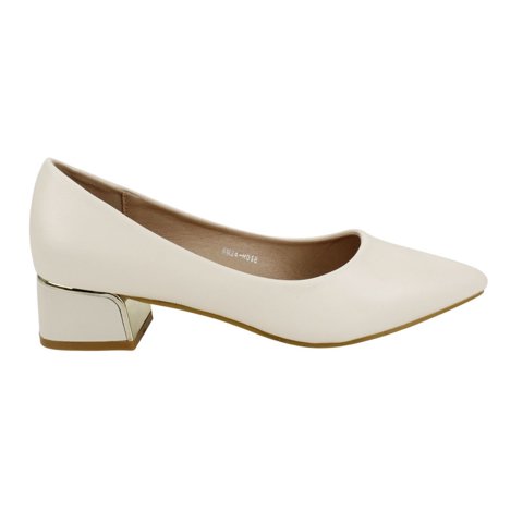 Zapato New Walk Formales Crema