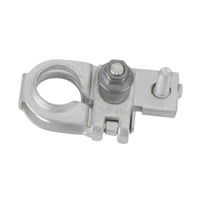 Magideal - Reemplazo Del Extremo Del Terminal Del Cable De La Batería 91980-3X010 Accesorios De Metal Terminal Positivo De Batería De Automóvil Con Tuercas Para