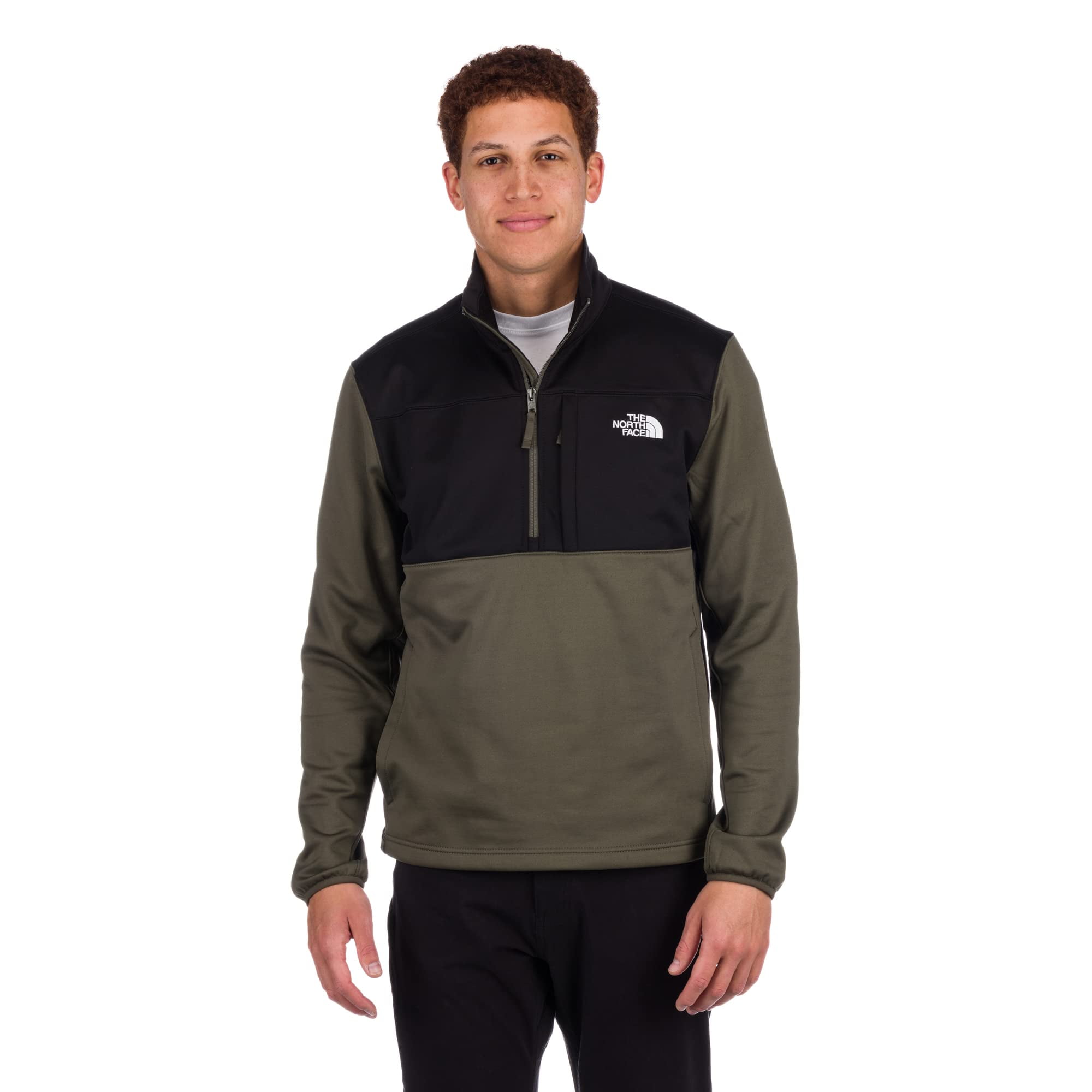 Chaqueta The North Face Astro Ridge ¼ Zip Para Hombres - Verde
