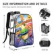 thumbnail image 2 of Team UmizoomiMochila transparente temática, resistente y duradera, bolsa see-through para trabajo, deporte, universidad y viaje, 31 × 43 cm, 2 of 6