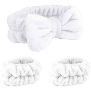 Veatool - Cinturones Y Muñecas Para El Cuidado Facial Y El Maquillaje, Fundas De 3 Piezas, Accesorios Para Fijar El Cabello, Uso De Lavado Facial, Cuidado Facial Y Uso De Maquillaje