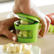 thumbnail image 3 of Picador de ajo cortador rallador rebanador cocina verde, 3 of 3