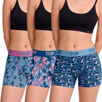 Bóxer Medio Mujer Algodón Pack 3 Stitch C5 Top