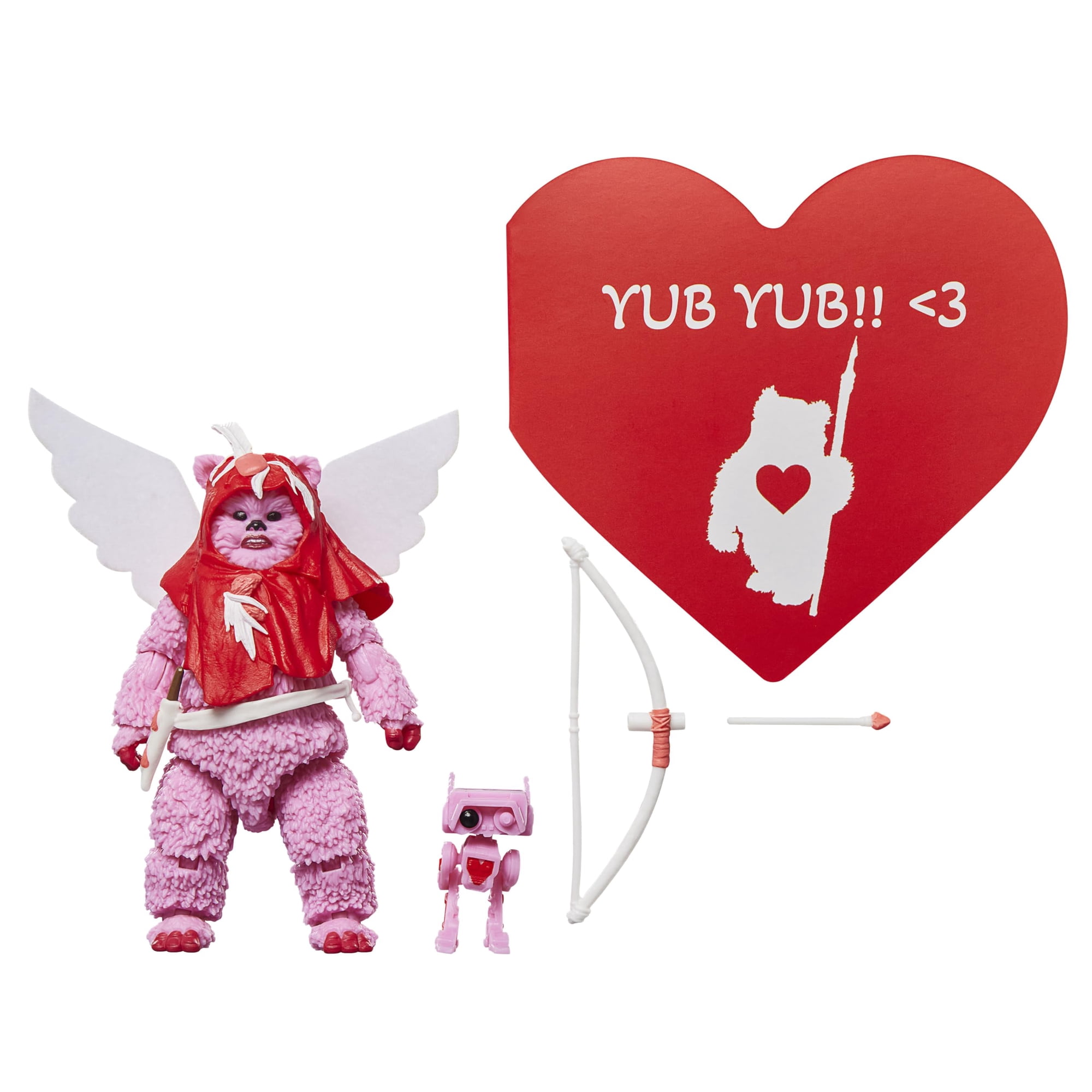 Figura De Acción Star Wars The Black Series Ewok Valentine's Day