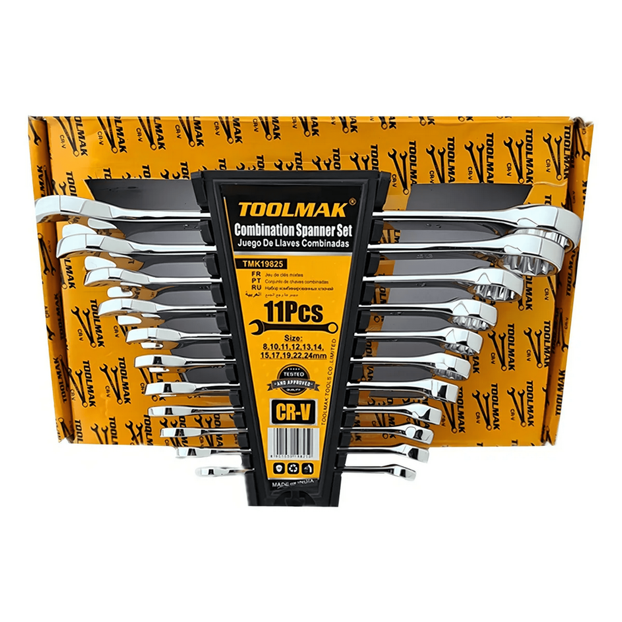 Genérico - Kit Set Juego De Llaves Punta - Corona 11 Piezas Toolmak