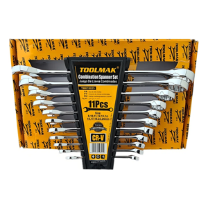 Genérico - Kit Set Juego De Llaves Punta - Corona 11 Piezas Toolmak