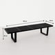 thumbnail image 4 of Banqueta de Madera y Metal George Nelson 160cm - Negra, 4 of 7
