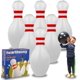 thumbnail image 1 of Juego de Bolos Inflable HearthSong – Bolos de 46 cm y Bola de 32 cm, 1 of 7