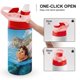 thumbnail image 4 of LucaBotella de Agua con Tapa Pop Top de Un Toque, Acero Inoxidable, a Prueba de Fugas, para Deportes, Botella Infantil rosa 12 oz, 4 of 6