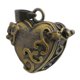 thumbnail image 1 of Joyería De Cremación De Latón Ceniza Urna Memorial Corazón Colgante, 1 of 5