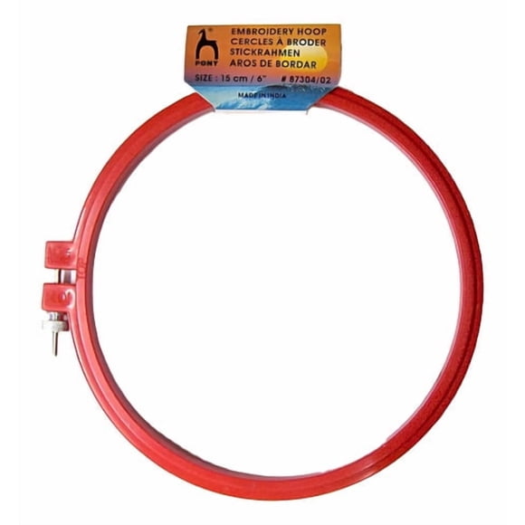 Bastidor Plastico Bordado Pony 15 Cms