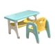 thumbnail image 1 of Juego De Mesa Y Silla De Dibujo Para Ni?os Juego De Escritorio Y Silla Para Ni?os Para Regalo Sala De Juegos Amarillo Verde, 1 of 5