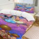 thumbnail image 2 of Aladdin Cartoon Bedding Sets Ultra Soft Skin-Friendly Duvet Cover 3 Piece, Cute Comforter Cover Bed Set for Boys Girls Kids, 2 of 5
