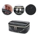 thumbnail image 4 of Bolsa de maquillaje de 3 piezas, neceser portátil, organizador de viaje, resistente al agua, para mujer, mármol, 4 of 8