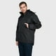 thumbnail image 1 of Parka Basica Hombre negro M, 1 of 5