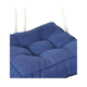 thumbnail image 2 of Xiao Hua Cojín de Silla de Algodón y Lino Azul Oscuro -1 Pieza, Cojín de Asiento Cuadrado Sólido de 17.72 X 17.72 X 3.54 Pulgadas, Cojín de Silla de Oficina con Relleno de Algodón, Decoración, 2 of 5