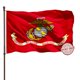 thumbnail image 1 of Bandera USMC AXJBW 91 cm x 150 cm Doble Cara 240D, 1 of 7