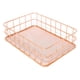 thumbnail image 1 of Cesta de almacenamiento de alambre Bin Bin Organizer Holder para Kithen Bathroom Rose Gold L, 1 of 5