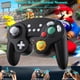 thumbnail image 4 of Controlador EXLENE GameCube para Switch, inalámbrico Pro para Nintendo Switch/Lite/PC/Android/iOS/Steam, con activación, movimiento, vibración ajustable, turbo y auto‑turbo (versión mejorada, negro), 4 of 7