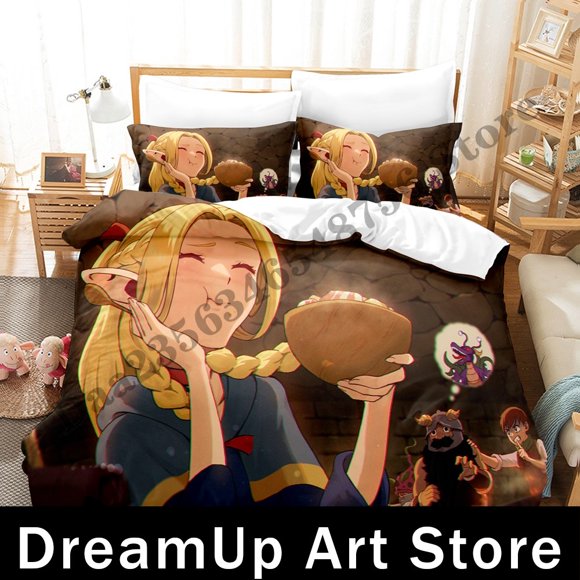 x1380 Bed Sheets Fashion Delicious in Dungeon Bedding Set Boys Girls Twin Full Size Duvet Cover Pillowcase Bed Adult Bedroom 3-Piece Bedding Set (1 Duvet Cover + 2 Pillow Shams) nj1380