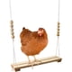 thumbnail image 1 of Columpio para gallineros, accesorio de madera natural y seguro. Escalera grande y duradera para perchas, ideal para gallineros, gallinas, pollitos, loros, guacamayos y otros animales. Entretenimiento, 1 of 5