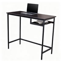 Ikemma - Escritorio Pequeño De Madera Oficina Negro