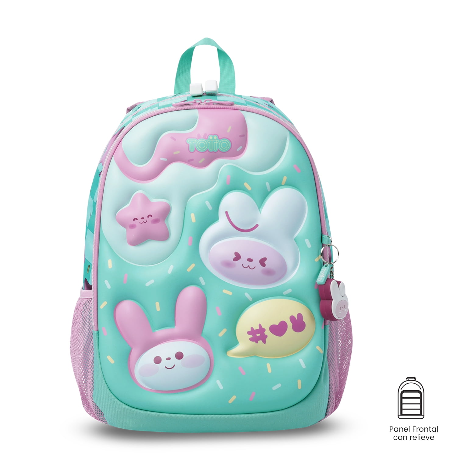 Mochila Niña Bunny Pump Grande Verde Totto