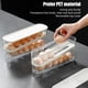 thumbnail image 3 of Huevera, huevera para refrigerador, huevera con ruedas automáticas, bandeja para huevera con ruedas automáticas, organizador de gran capacidad para el refrigerador., 3 of 7