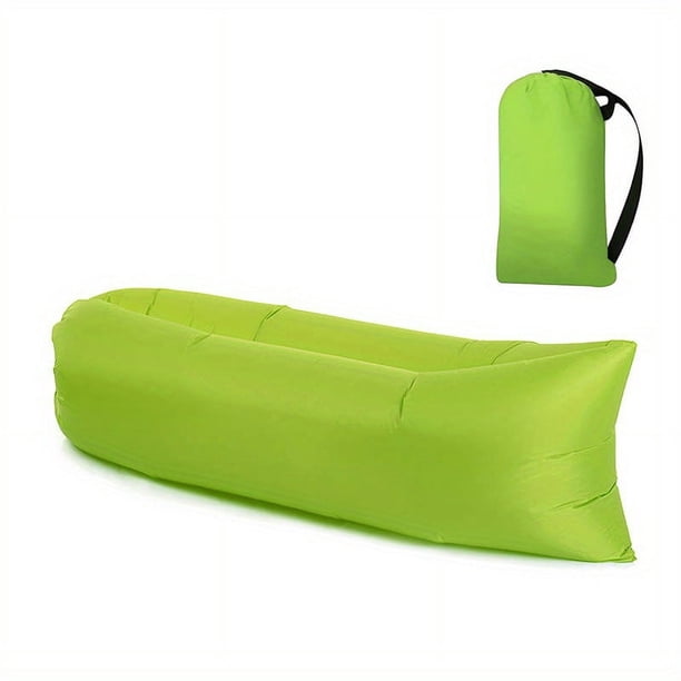 Inflatable Lounger Air Sofa Hammock - Portable, Waterproof And Leakproof Design - Great For Backyard Lakeside Beach Travel Camping Picnic And Music Festival Camping Bed