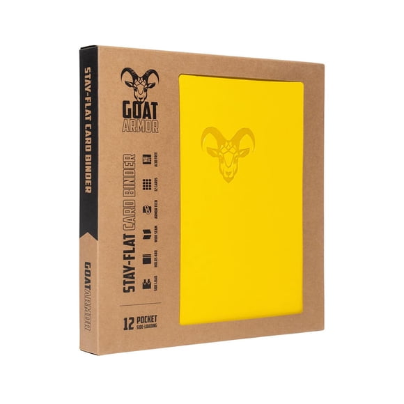 Portacartas para cartas coleccionables Goat Armor 480 tarjetas color amarillo