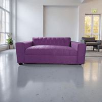 Muebles New - Sofa Dos Cuerpos Morado Lino