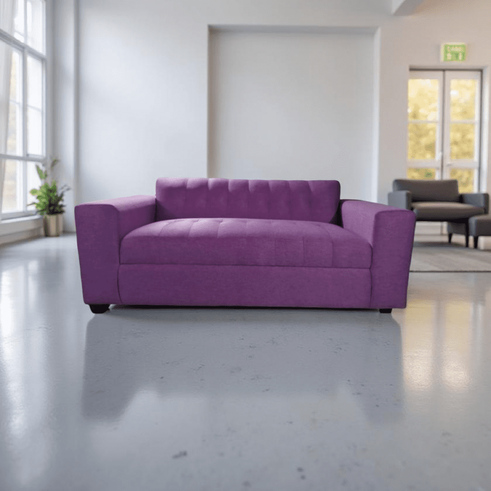 Muebles New - Sofa Dos Cuerpos Morado Lino