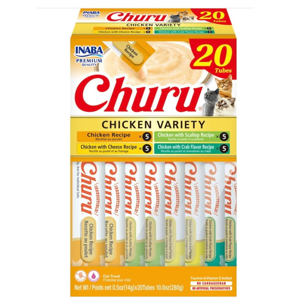 Churu Variedad Pollo Pack 20 Tubos