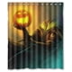 thumbnail image 1 of Cortina de ducha de Halloween, juego de cortina de baño con ganchos, tamaño 66 x 72 pulgadas, 1 of 3