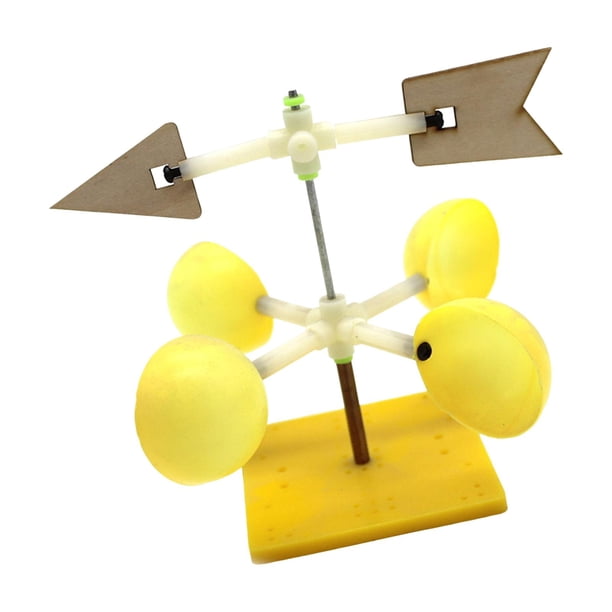 Weather Vane Mini Wind Vane Juguete educativo Ayuda para la enseñanza Wind Vane Model Indicador de viento para aula, preescolar elemental, niños,