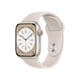 thumbnail image 1 of Apple&nbsp;Watch S8 Gps 41Mm Aluminium Case Blanco - Correa Deportiva Blanco Estrella, 1 of 3