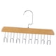 thumbnail image 3 of Perchero De Madera Para Corbatas, Duradero, Ahorra Espacio Con 8 Ganchos Para Bufandas, Sombreros, Camisetas Sin Mangas, Color Madera, 3 of 3