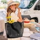 thumbnail image 5 of Mesh Beach Bag, Mesh Beach Tote bag, para mujeres Tote Bag Beach Beach Juguetes Stoage Bag, 5 of 6
