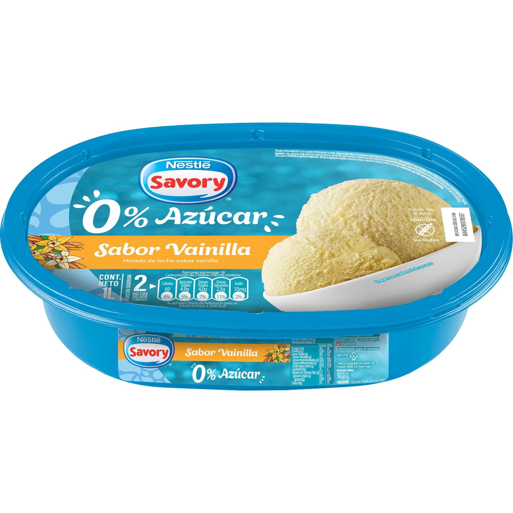 Helado Vainilla Cassata 1 L Savory