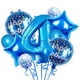 thumbnail image 1 of Set de globos de Chaungfu para fiesta de cuarto cumpleaños, 11 unidades, tema azul, 1 of 5
