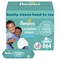 Toallitas Para Bebés Pampers Complete Clean Baby Fresh 864 Unidades
