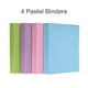 thumbnail image 4 of Binder Cardinal, 3 anillos, 1.5 pulgadas, 350 hojas, colores surtidos, paquete de 4, 4 of 4