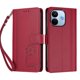 thumbnail image 3 of Funda Cartera Trébol para Xiaomi Redmi Note 17 Pro Plus 5G con Ranuras Tarjetas y Carga Inalámbrica Rojo, 3 of 6