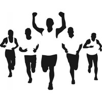 Rienda Libre Graphics - Decomural Marathon Runners Athletics Sports Ws-18666