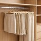 thumbnail image 2 of REGALWOVEN 2 Pcs Perchas para Pantalones, Perchas Ahorra Espacio, Organizador de Armario para Pantalones Cortos Blanco B 2, 2 of 5
