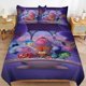 thumbnail image 1 of x512 Inside Out 2 Bed Duvet Cover Microfiber Bedding Sets 3D Printed Lightweight 3 Piece Comforter Sets, 1 Duvet Cover And 2 Pillow Shams for Kids Boys Girls 90"x90" jn512, 1 of 5