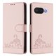thumbnail image 5 of Funda tipo cartera FOXDOCK para Google Pixel 9A con soporte, ranuras, RFID, diseño de gato, 5 of 5